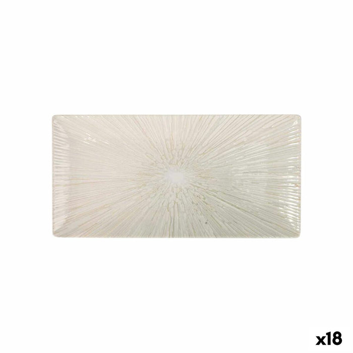 Serving Platter La Mediterránea Anya Rectangular 30 x 15 x 2 cm (18 Units)