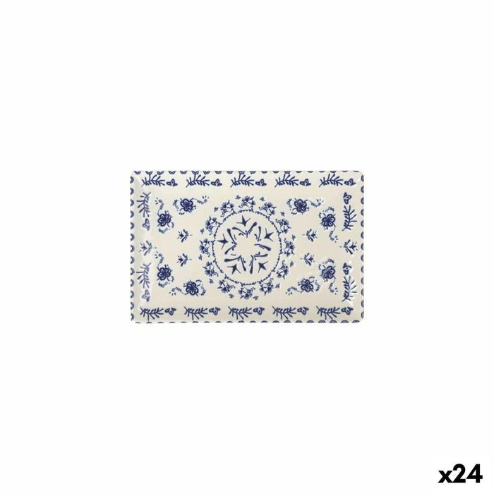 Fuente de Cocina La Mediterránea Blur Rectangular 20 x 13 x 2 cm (24 Unidades)