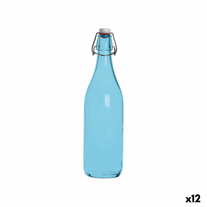 Botella de Cristal La Mediterránea Vidrio 1 L (12 Unidades)