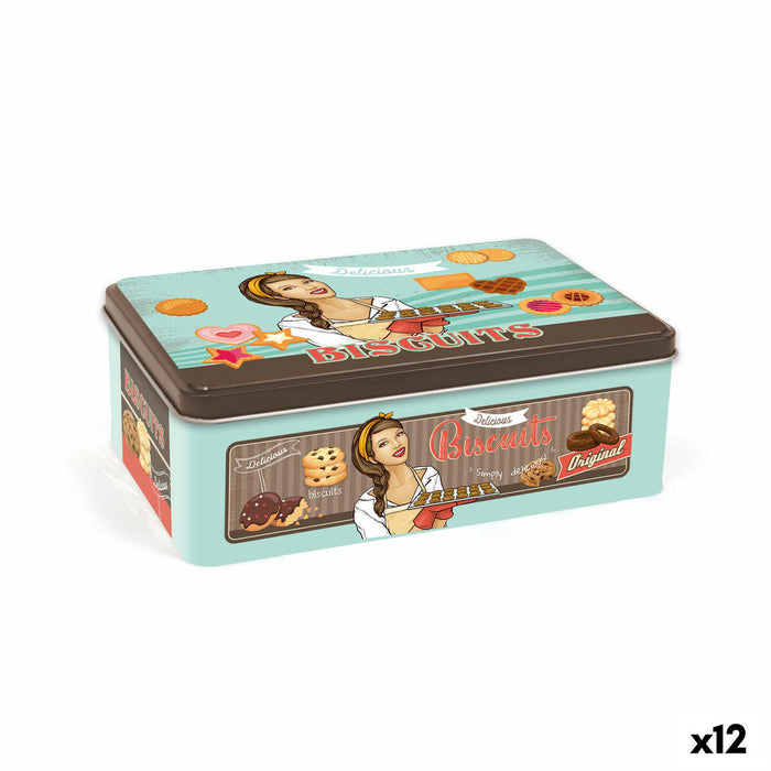 Bote Metálico Quttin BISCUITS (12 Unidades)
