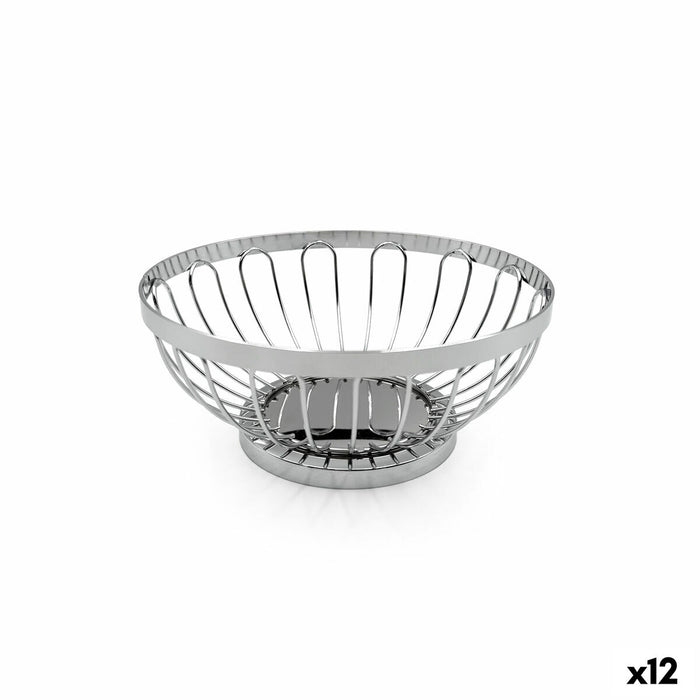 Corbeille à Pain My Bar Argenté Métal 17,5 X 7 CM (12 Unités)