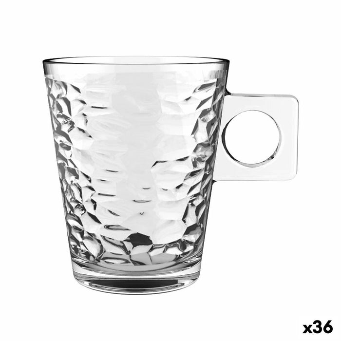 Set of Mugs La Mediterránea Lima abstracto 2 Pieces (36 Units)