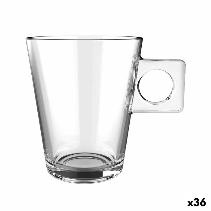 Set of Mugs La Mediterránea Lima liso 2 Pieces (36 Units)