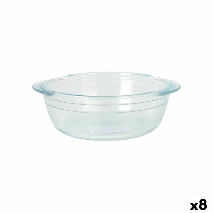Fuente de Cocina Quttin Vidrio 1 L 20 cm (8 Unidades)