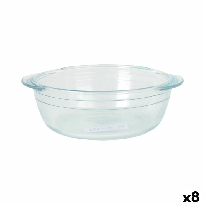 Fuente de Cocina Quttin Vidrio 2,3 L 26 cm (8 Unidades)
