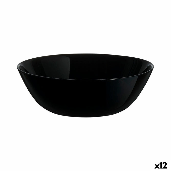 Ciotola per Aperitivi Luminarc Zelie Negro Nero Vetro (12 Unità)