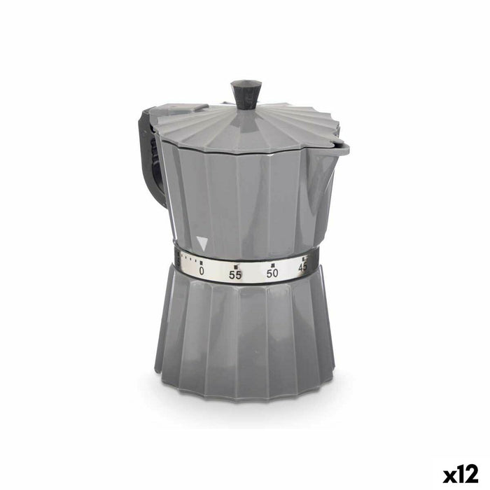Timer da Cucina Kinvara KT3081(ST) 9 x 10,5 x 6,5 cm (12 Unità)
