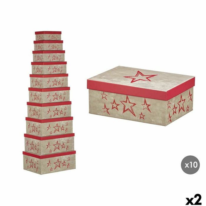 Boîte Décorative Pincello Rose Carton (2 Unités)