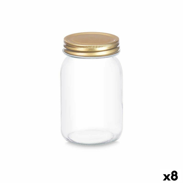 Tarro Vivalto CWDH03-8PK Oro Transparente 500 ml (8 Unidades)