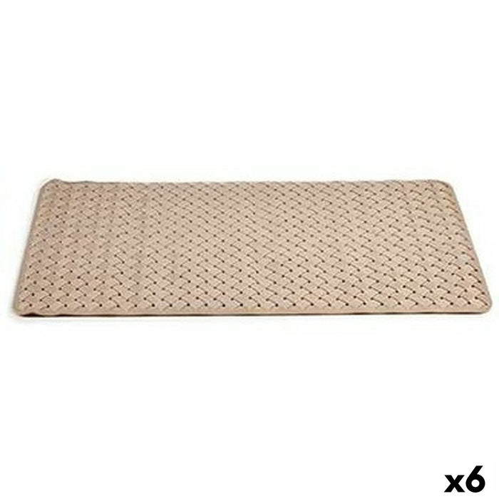 Alfombra de baño Berilo AR1910100 Beige PVC 38 x 0,03 x 78 cm (6 Unidades)