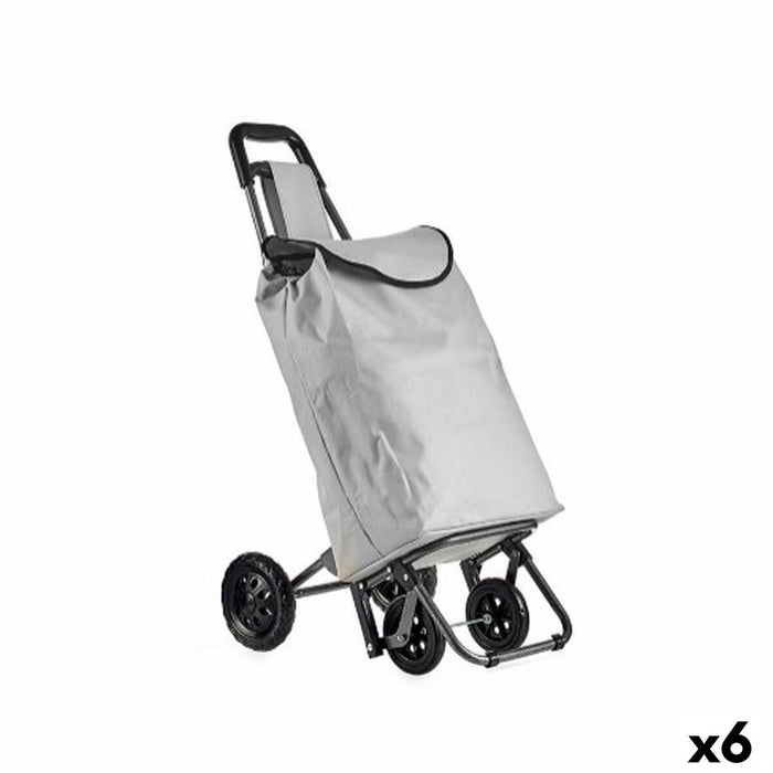 Carro de Compra Kinvara WR3069-1 Negro Gris 30 L 22 x 98 x 38 cm (6 Unidades)