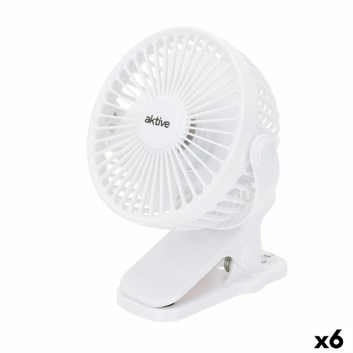 Ventilador de Escritorio Recargable Aktive (6 Unidades)