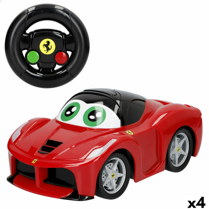 Coche Radio Control Ferrari 21 x 10 x 11 cm (4 Unidades)