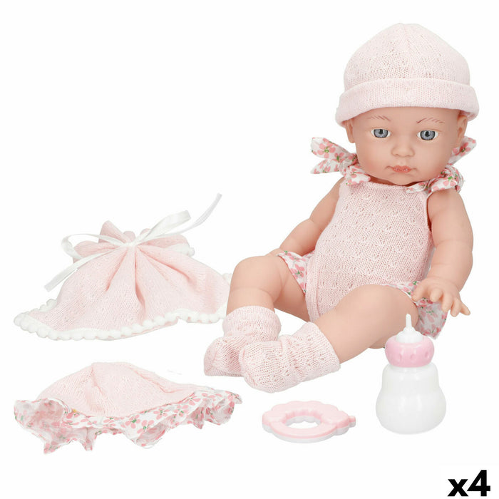 Muñeco Bebé Colorbaby 15 x 30 x 10 cm 4 Unidades