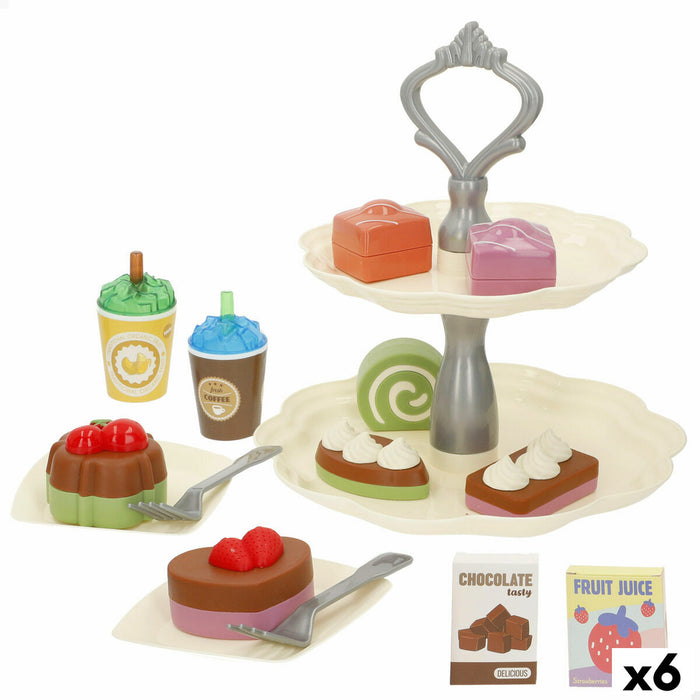 Set de Alimentos de Juguete Colorbaby 16 Piezas (6 Unidades)