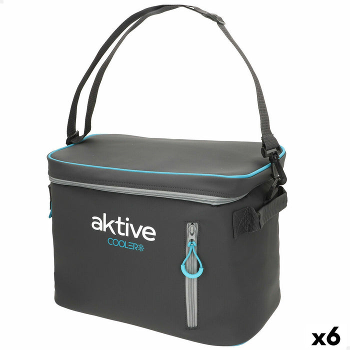 Nevera Portátil Aktive 18 L 34 x 26 x 21 cm Negro (6 Unidades)